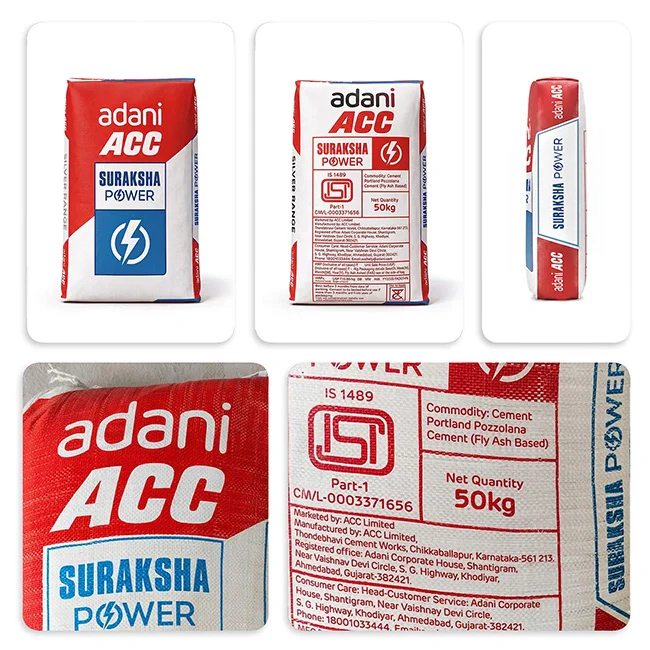 Adani ACC Suraksha Power PPC Cement, 50 Kg Bag - Image 3