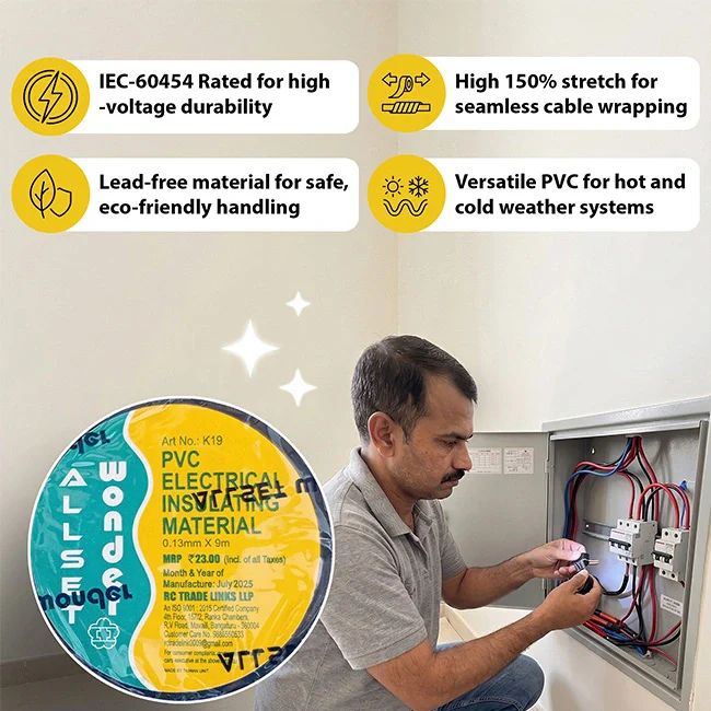ACHEM Wonder PVC Electrical Insulation Tape - Image 2