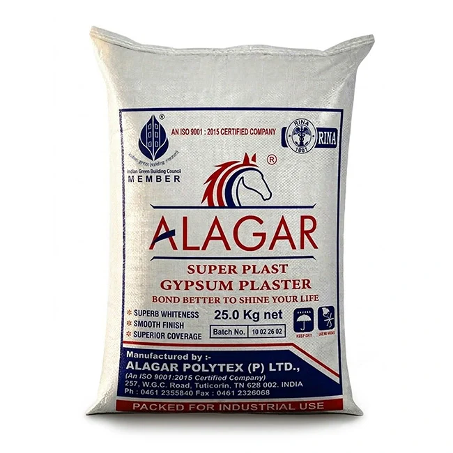 Alagar Super Plast Gypsum Plaster, 25 Kg Bag