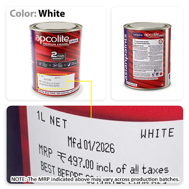 Asian Paints Apcolite Premium Satin Enamel - Image 2