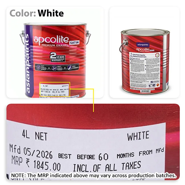 Asian Paints Apcolite Premium Satin Enamel - Image 3