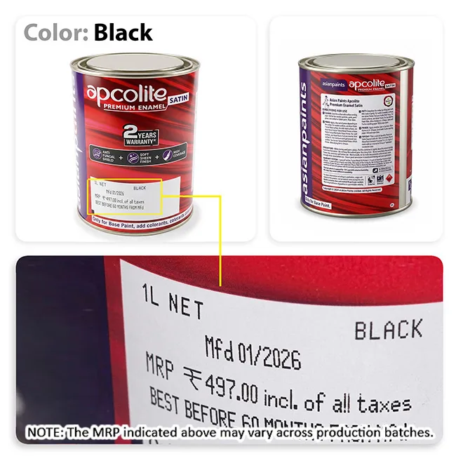 Asian Paints Apcolite Premium Satin Enamel - Image 4