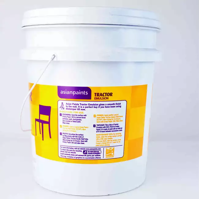 Asian Paints Tractor Emulsion, Base White - Image 2