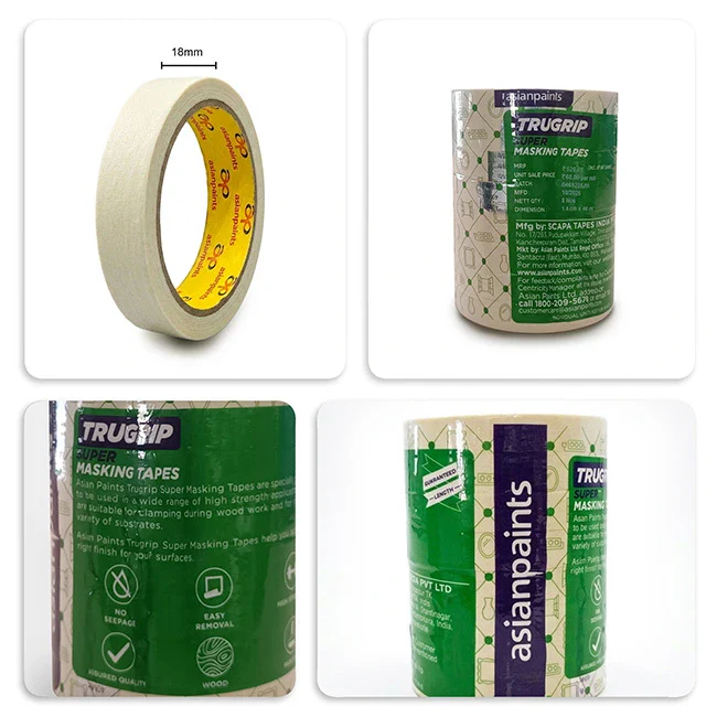 Asian Paints Trugrip Super Masking Tape ( Abro Tape ), 3/4'' - Image 3