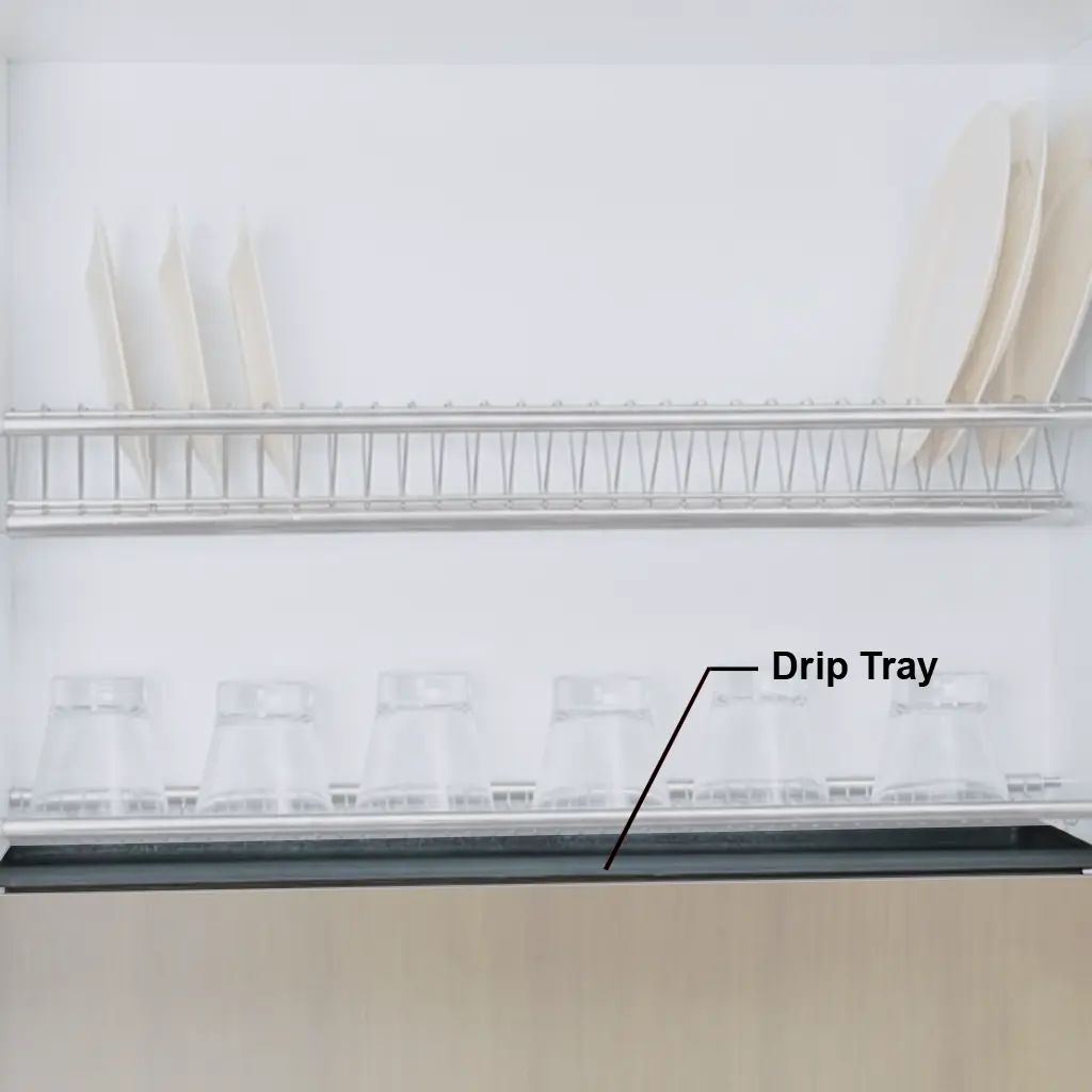 Ebco Kitchen Drip Tray with Rod Supports and Anchor Kit - Image 3