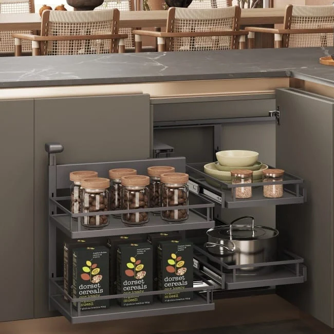 Ebco Magic Corner Max 90, Single Pullout