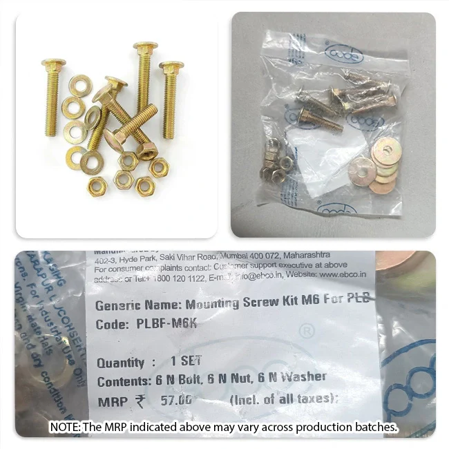 Ebco Mounting Screw Kit for Pro-Lift Bed Fittings - Image 8