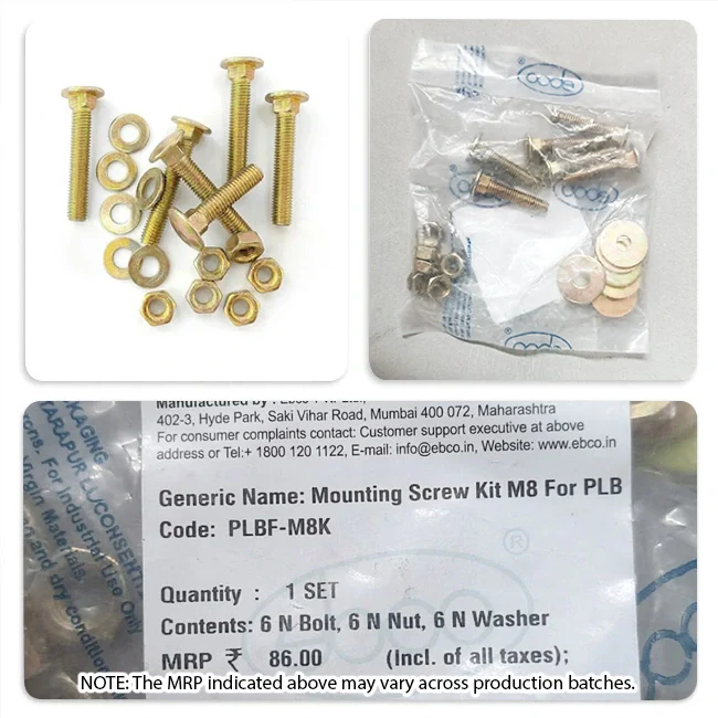 Ebco Mounting Screw Kit for Pro-Lift Bed Fittings - Image 9