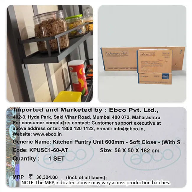 Ebco Pantry Unit, Soft Close - Image 10