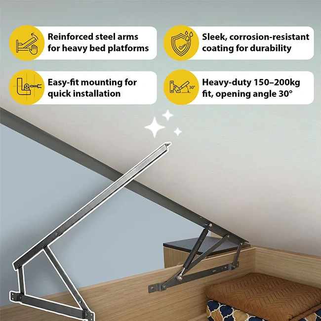 Ebco Pro Lift Bed Fitting - Extended Arm Set, Heavy Duty, PLBF-EF-E-HD - Image 2