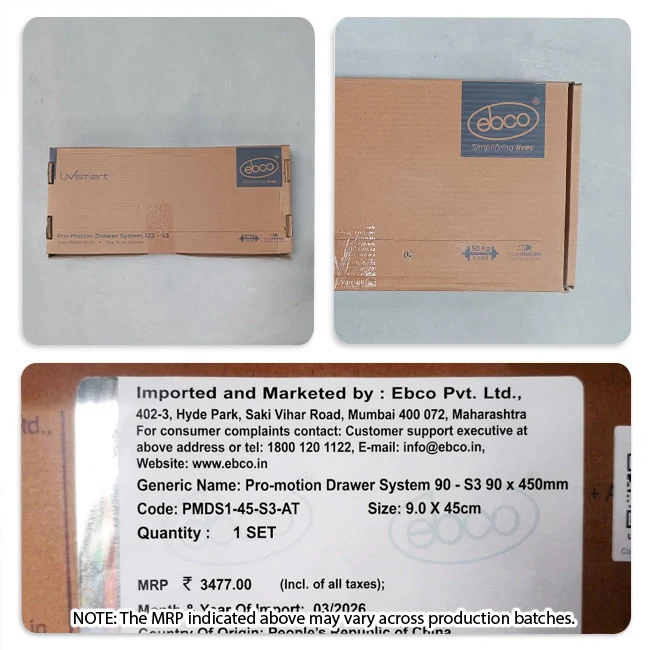 Ebco Pro Motion Tandem Box, S3 Series, 50Kg, Full Set, Anthracite - Image 11