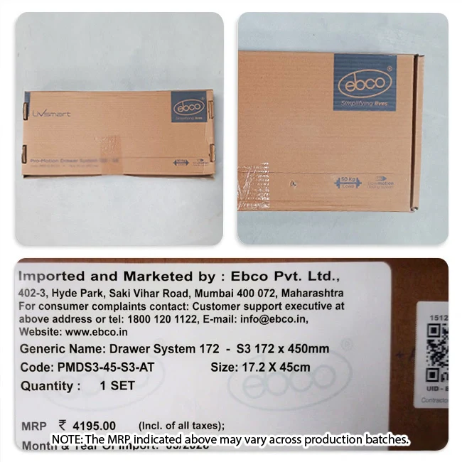 Ebco Pro Motion Tandem Box, S3 Series, 50Kg, Full Set, Anthracite - Image 13
