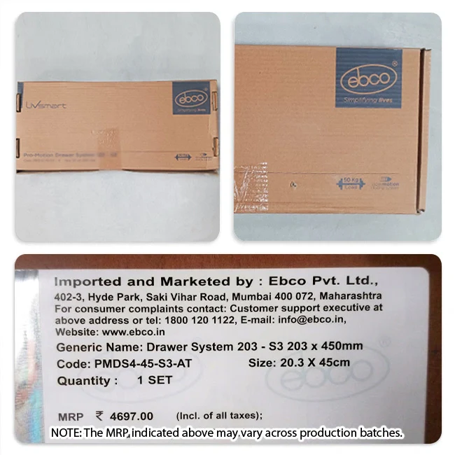 Ebco Pro Motion Tandem Box, S3 Series, 50Kg, Full Set, Anthracite - Image 14