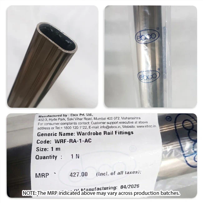 Ebco Wardrobe Rail Fittings - Image 4