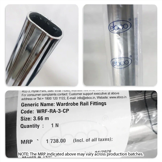 Ebco Wardrobe Rail Fittings - Image 9