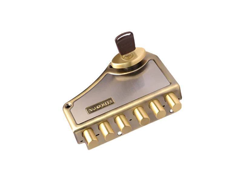 Europa Main Door Lock Hexabolt H341 AB/SN, Single Door - Image 5