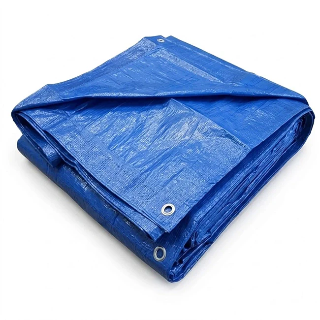 Generic Blue Tarpaulin (Tirpal), 110 GSM, 15 x 12 Feet, Waterproof Protective Sheet