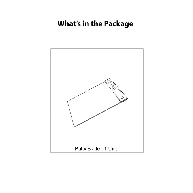 Putty Blade, Stainless Steel - Image 5