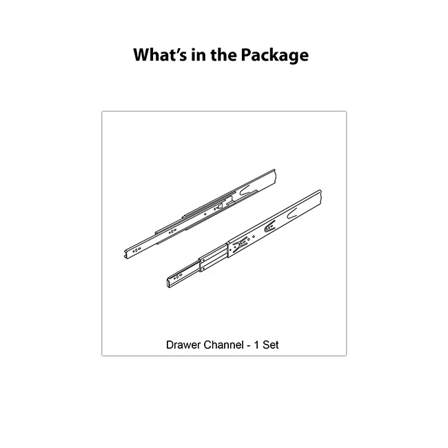 Hettich KA 4732 Telescopic Channel, Soft Close, 35 kg Capacity, Zinc - Image 4