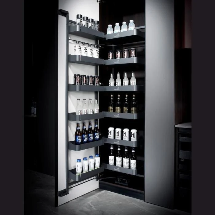 Hettich Duo 6 Tier Frame with Baskets (Pantry Unit), 50Kg