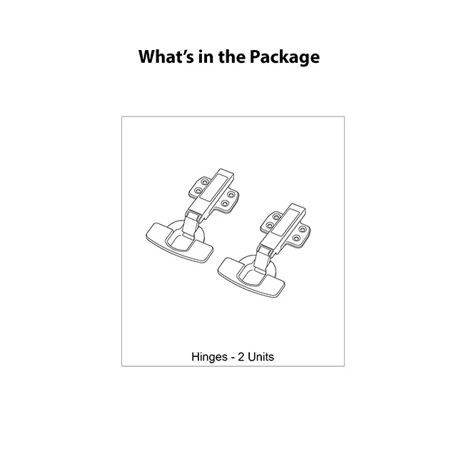 Hettich Sensys 8645i Soft Close Hinges, 1 Set (2 Nos) - Image 5