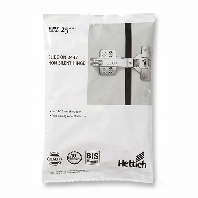 Hettich Slide On 3447 Non-Silent Hinge, Regular Close - Image 2