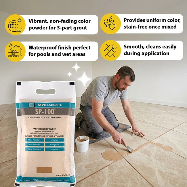 MYK Laticrete SP-100 Epoxy Tile Grout, Colour Powder (Part C) - Image 2
