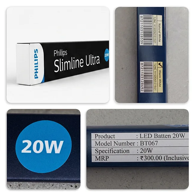 Philips Slimline Ultra LED Tube Light, 20W - Image 2