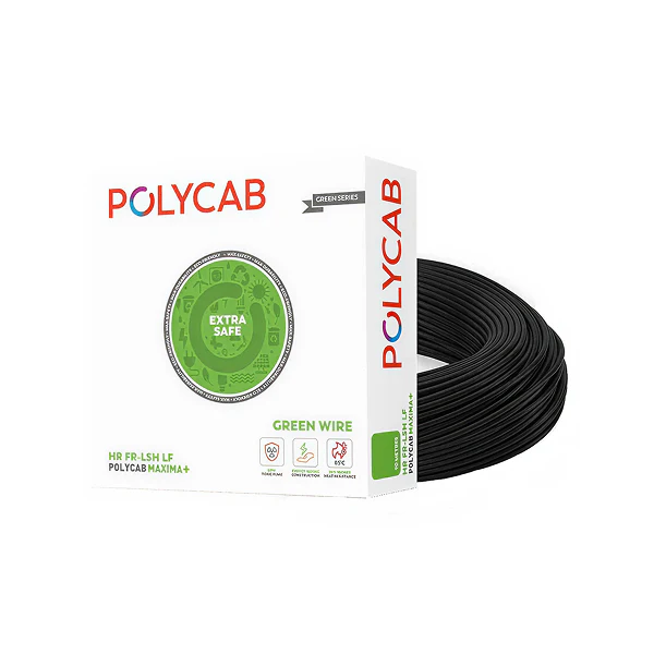 Polycab Maxima+ Green Wire HR FR-LSH LF - Image 2