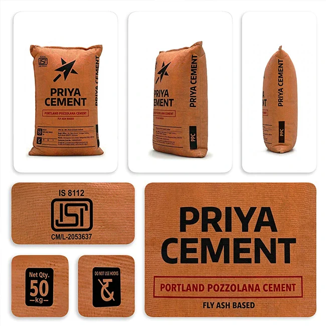 Priya PPC Cement, 50 Kg Bag - Image 3
