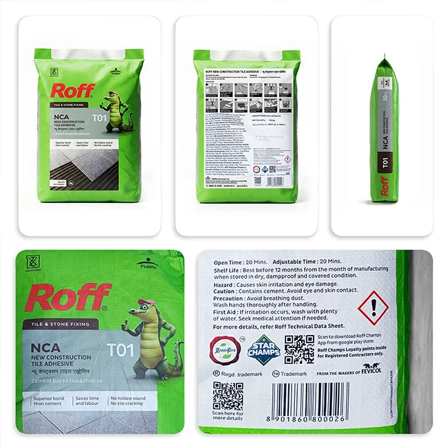 Roff T01 NCA Tile Adhesive, Grey, 30 Kg Bag - Image 4