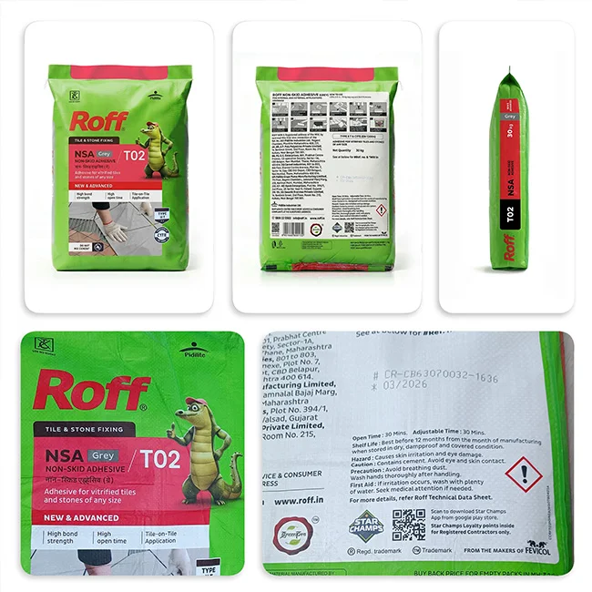 Roff T02 NSA Tile Adhesive, Grey, 30 Kg Bag - Image 4