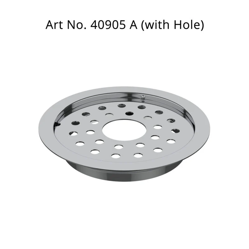 Viking Floor Drain Jali, Round, 125mm